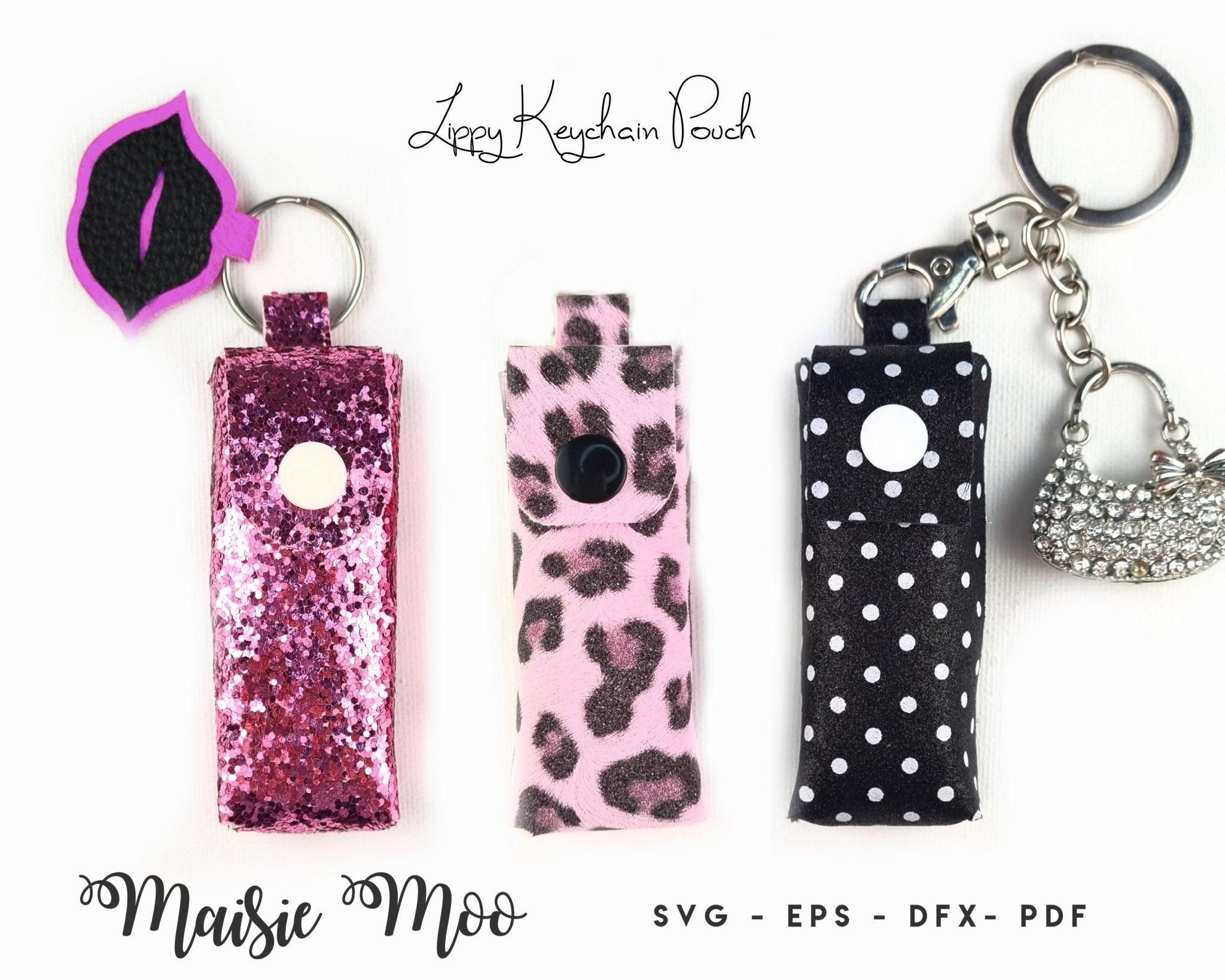 Lipstick Pouch Keychain Purse SVG Bundle, Keyring Chapstick Holder – Maisie  Moo